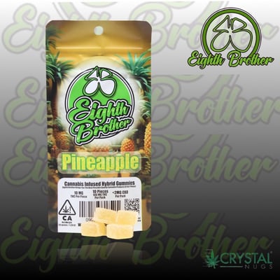 Shop Pineapple [10pk] (100mg) | Crystal Nugs Dispensary Sacramento, CA