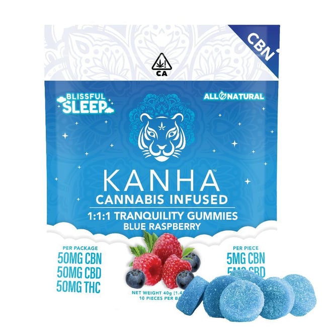 1:1:1 Sleep Tranquility (50mg CBD/50mg THC/50mg CBN) [10pk] - Image 1