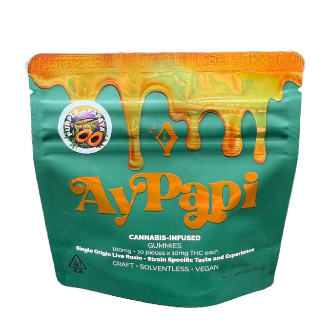 Purple Papaya Single Origin Gummies [10pk] (100mg) - Image 1