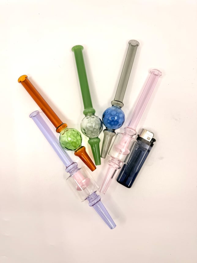 Two Tone Golf Ball Nectar Straw $10 - Image 2 Two Tone Golf Ball Nectar Straw $10 - Image 2