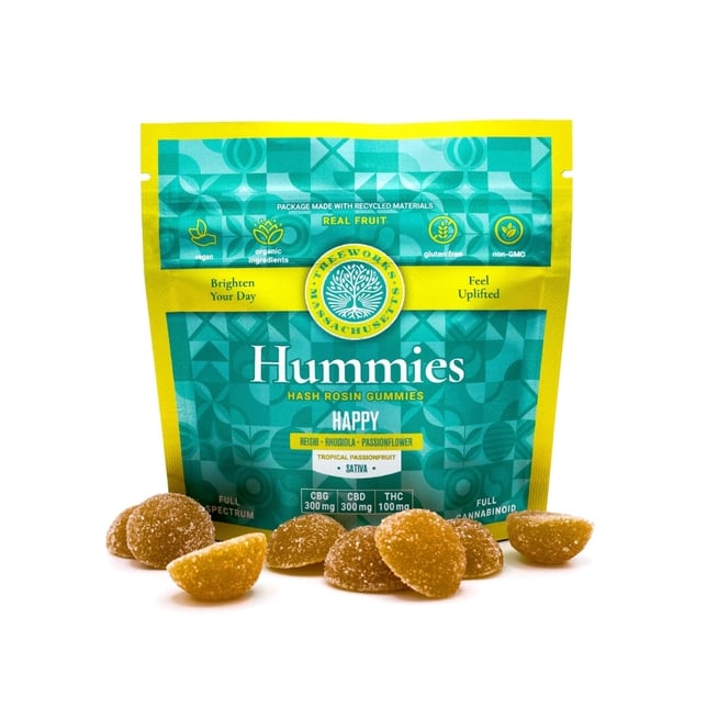 Treeworks - Hummies Happy Gummies (100mg 10pk) - Image 1 Treeworks - Hummies Happy Gummies (100mg 10pk) - Image 1