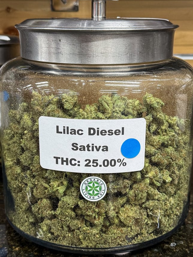 Lilac Diesel - Sativa - Canna Cub - Bulk Flower - Image 1 Lilac Diesel - Sativa - Canna Cub - Bulk Flower - Image 1