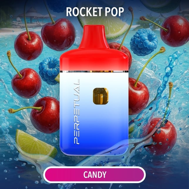 rocket pop vape flavor Shop Perpetual - Disposable (1g) | Fine Fettle Flavor:Bubbalicious *Prop 65 Warning Panela de Cerâmica Pode Category_Default Category/Vape Kits/Starter Kits & Mods/Pod Mod Systems