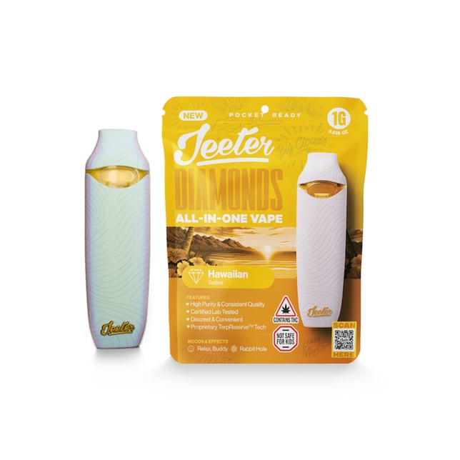 places that sell flavored nicotine vapes in western ma Shop Jeeter - Hawaiian (S) Liquid Diamond Disposable Vape (1g) | Fine  Fettle