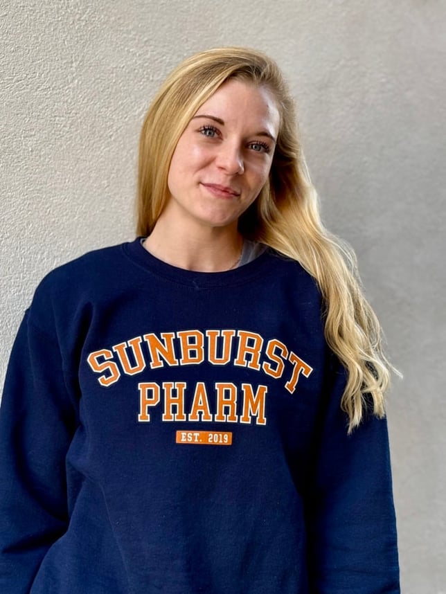 Sunburst Pharm Crewneck - Navy - Image 2