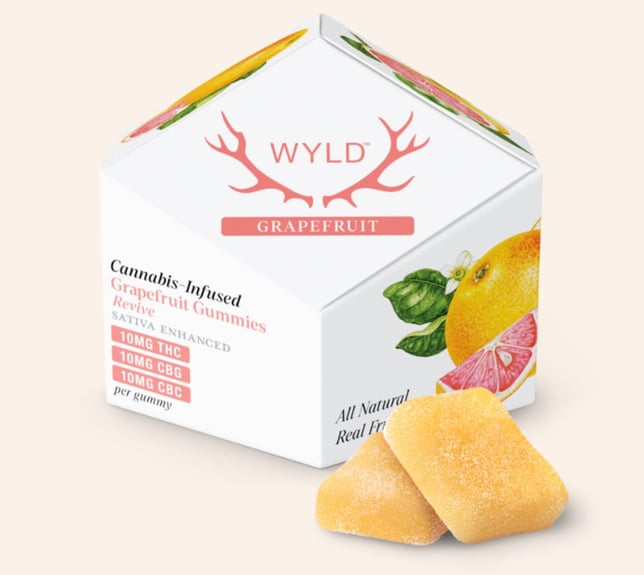 Grapefruit 1:1:1 CBG:CBC + Sativa Enhanced Gummies | 100mg THC:CBG:CBC - Image 1 Grapefruit 1:1:1 CBG:CBC + Sativa Enhanced Gummies | 100mg THC:CBG:CBC - Image 1