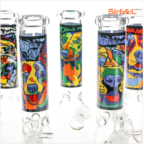 Doggie Pup Art Beaker 10" Bong - Image 2