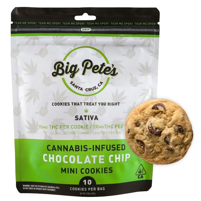 Chocolate Chip - Sativa [10pk] (100mg) - Image 1