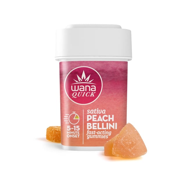 Quick Peach Bellini 100mg 10pk - Image 1 Quick Peach Bellini 100mg 10pk - Image 1