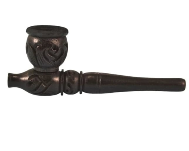 Humble Carved Wood Steamroller Pipe 4 - Image 1
