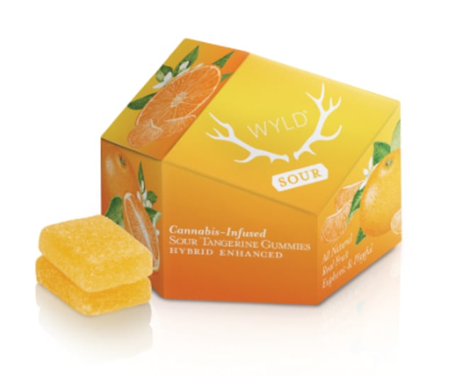 Sour Tangerine Hybrid Enhanced Gummies | 100mg - Image 1