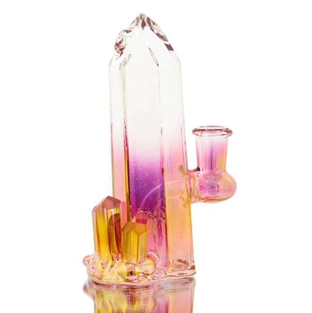 Lil Cutie Crystal Cluster Rig - (Green) - Image 1 Lil Cutie Crystal Cluster Rig - (Green) - Image 1