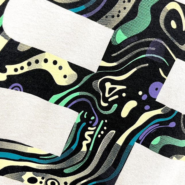 Trippy Double B Tee - Cream [L] - Image 4