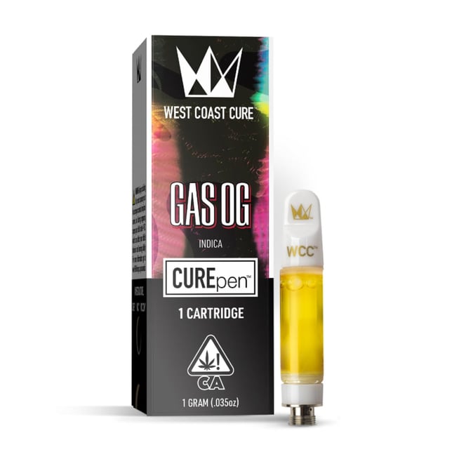 Gas OG CUREpen Cartridge - 1g - Image 1 Gas OG CUREpen Cartridge - 1g - Image 1