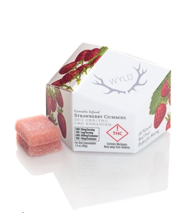Strawberry 20:1 CBD + Hybrid Enhanced Gummies | 200mg:10mg - Image 1