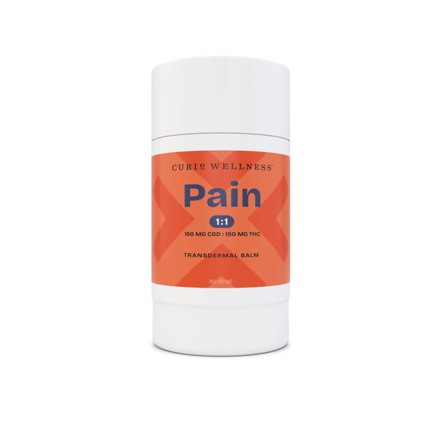 Pain Transdermal Balm 1:1 (150mg CBD/150mg THC) Formerly Move Transdermal Balm - Image 1 Pain Transdermal Balm 1:1 (150mg CBD/150mg THC) Formerly Move Transdermal Balm - Image 1