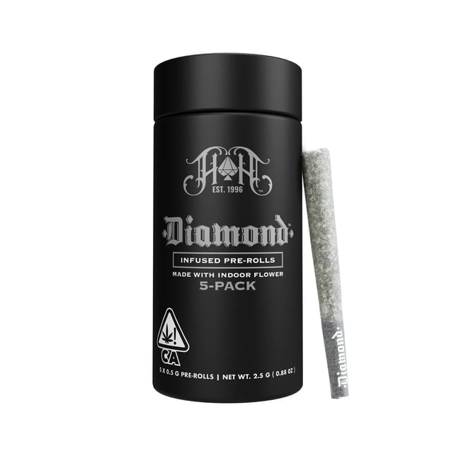 CAM: Marmalade | Indica - Diamond THCA-Infused Pre-Rolls - 2.5G 5-Pack - Image 1 CAM: Marmalade | Indica - Diamond THCA-Infused Pre-Rolls - 2.5G 5-Pack - Image 1