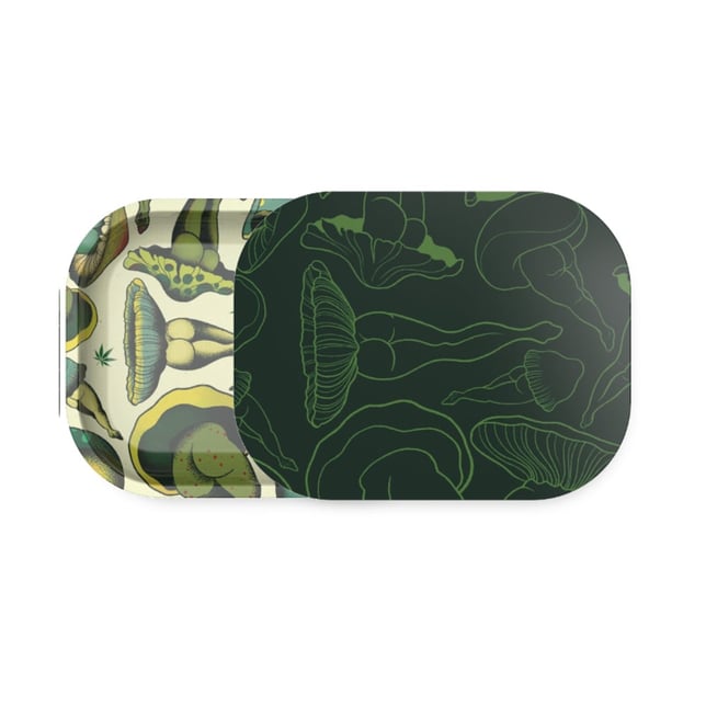 "Mush Love" by Ceci Granata - Rolling Tray + Cover - Image 1