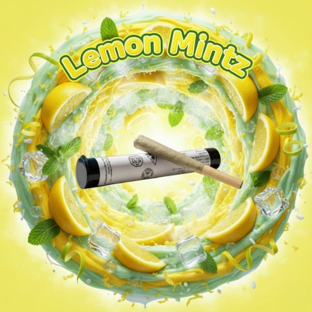 Twisted Buds - Lemon Mintz Pre-Roll (1g) - Image 1 Twisted Buds - Lemon Mintz Pre-Roll (1g) - Image 1