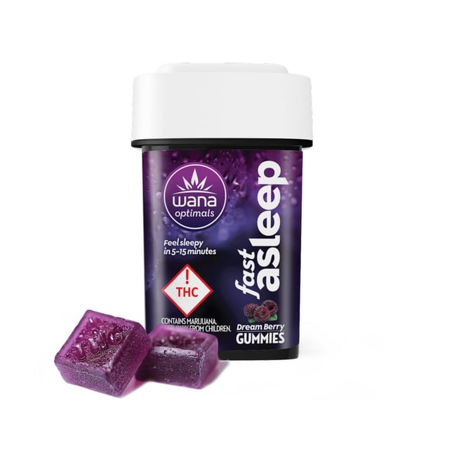 Fast Asleep - Dream Berry [10pk] (100mg CBD/20mg THC/20mg CBN/20mg CBG/10mg Melatonin) - Image 1