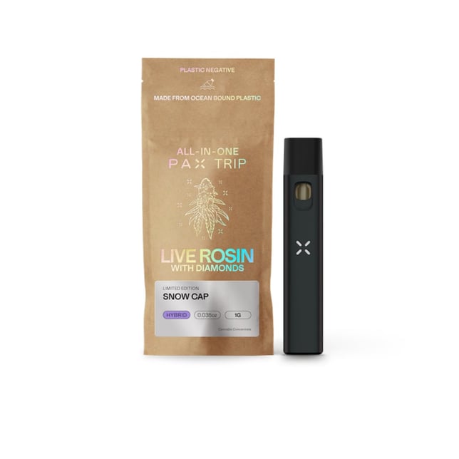 PAX Labs - Snow Cap Live Rosin All In One (1g) - Image 1 PAX Labs - Snow Cap Live Rosin All In One (1g) - Image 1