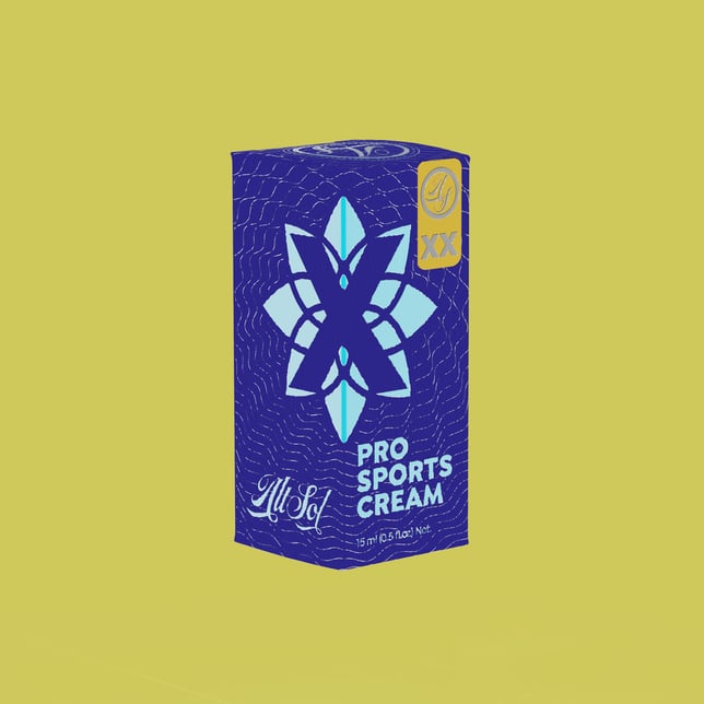 Pro Sports Cream (443mg CBD/50mg THC/100mg CBG) - Image 1