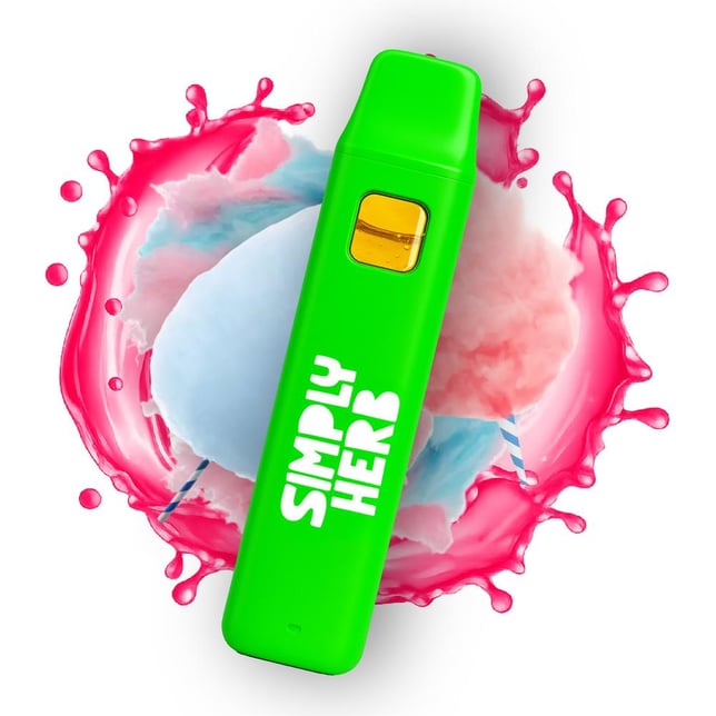 Simply Herb - Cotton Candy Crush Disposable Vape (1g) - Image 1