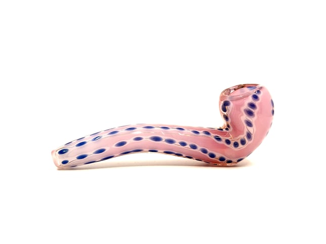 7" Long Bubble Long Trap Wizard Glass Pipe - Image 2