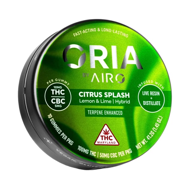 Citrus Splash - Lemon & Lime [10pk] (100mg THC/50mg CBC) - Image 1