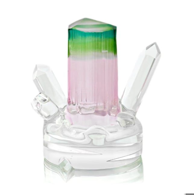 Tourmaline Cluster Cap 5 - Image 1 Tourmaline Cluster Cap 5 - Image 1