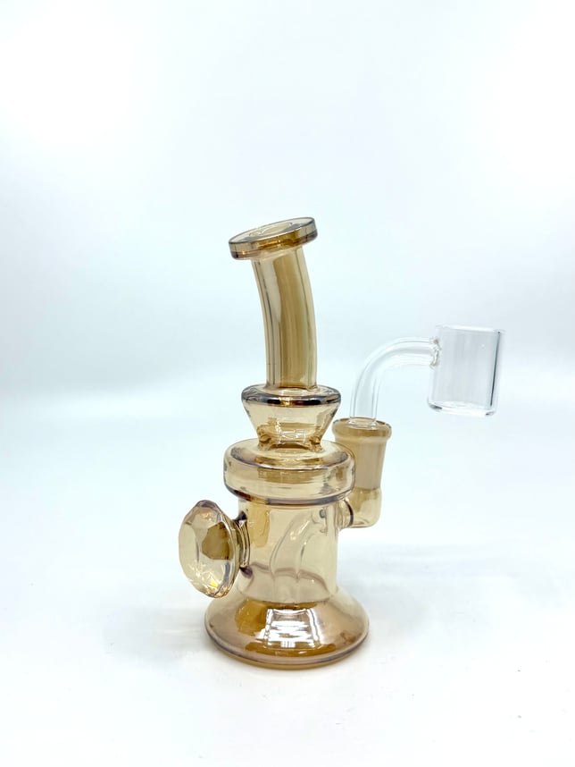 5" Iridescent Facet Diamond Rig - Image 1 5" Iridescent Facet Diamond Rig - Image 1