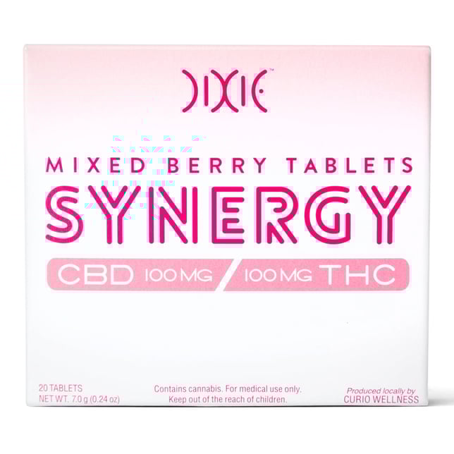 SYNERGY Mixed Berry 1:1 - [20pk] (100mg CBD/100mg THC) - Image 1