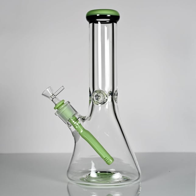 16" Two Tone Beaker Bong - Green - Image 1