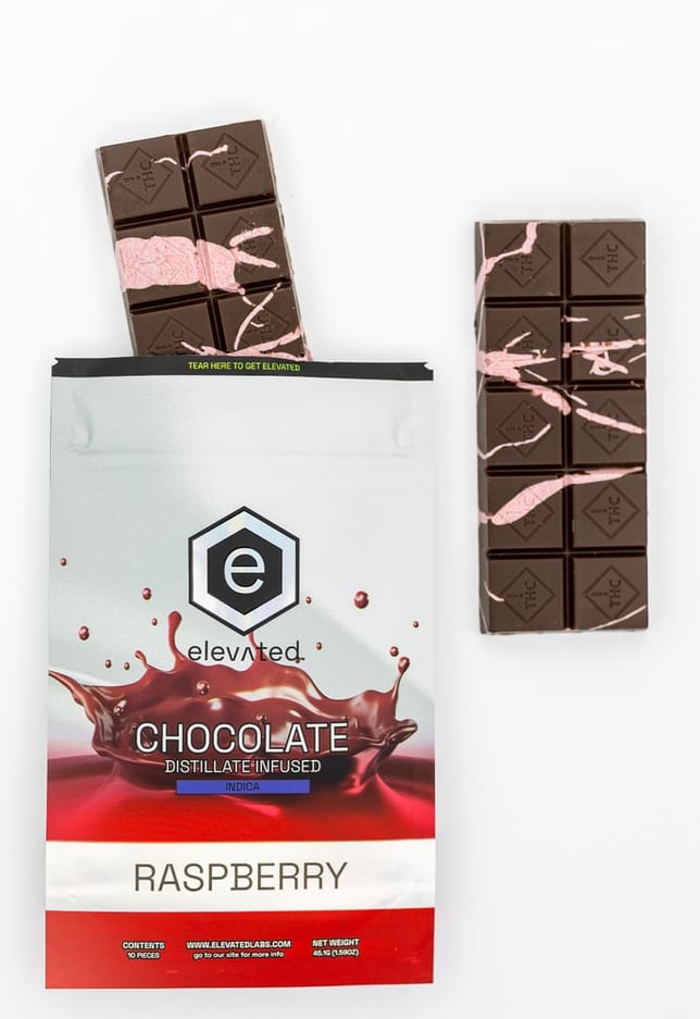 Raspberry Dark Chocolate 10ct - Image 1