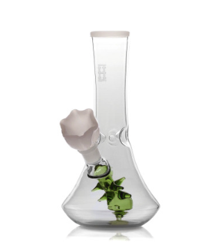 6" Flower Vase Water Pipe - 14mm Bowl - White - Image 1 6" Flower Vase Water Pipe - 14mm Bowl - White - Image 1