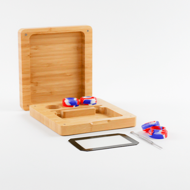 Bamboo Rolling Tray Box Set - Image 3