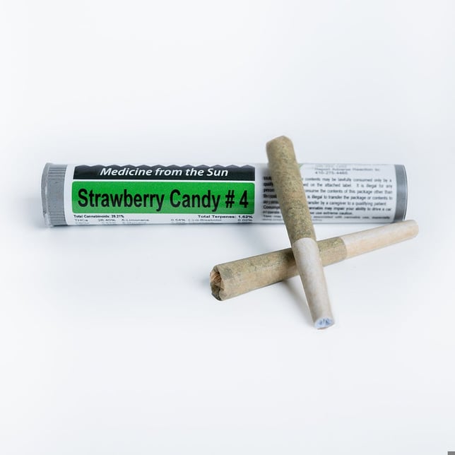 Strawberry Candy #4 Pre-Roll 0.5g 2-Pack - Image 1 Strawberry Candy #4 Pre-Roll 0.5g 2-Pack - Image 1