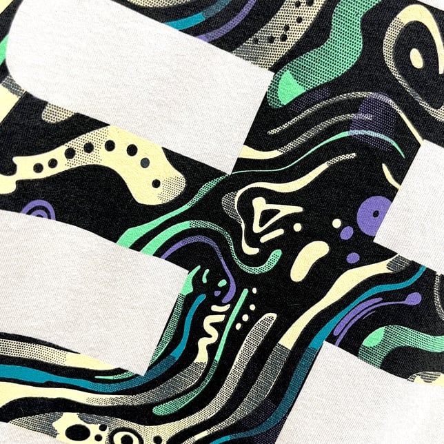 Trippy Double B Tee - Cream [M] - Image 4