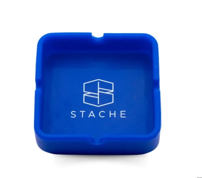 Silicone Ash Tray - Blue - Image 1 Silicone Ash Tray - Blue - Image 1