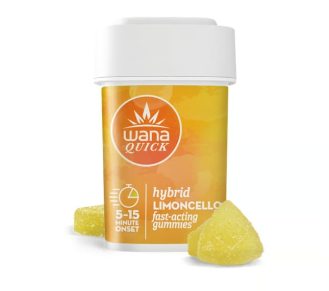 Wana Quick - Limoncello (H) Gummies (4.88mg 20pk) C0060000109 - Image 1 Wana Quick - Limoncello (H) Gummies (4.88mg 20pk) C0060000109 - Image 1