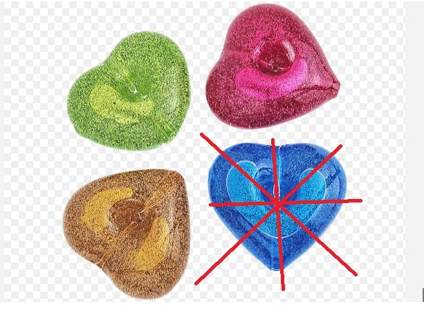 Glitter Filled Glycerin Heart Pipe - $25 - Image 1 Glitter Filled Glycerin Heart Pipe - $25 - Image 1