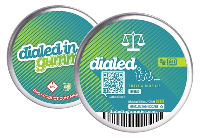 100mg - Blue Ice - Rosin Gummies ( 10pk) - Image 1 100mg - Blue Ice - Rosin Gummies ( 10pk) - Image 1