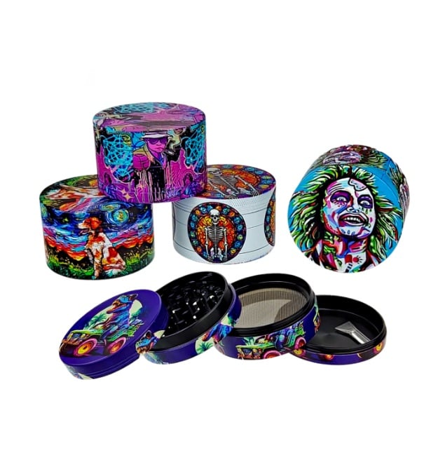 2.5" Decal Metal Grinder - Image 1 2.5" Decal Metal Grinder - Image 1