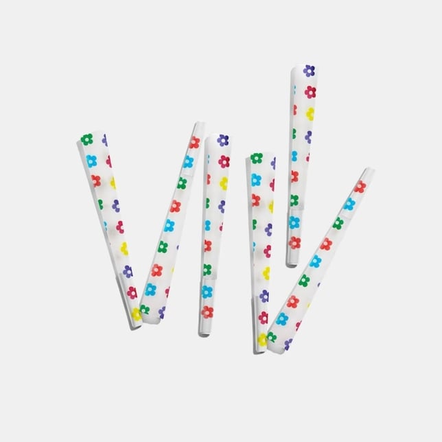 Edie Parker - Rainbow 98mm Cones 6pk - Image 1 Edie Parker - Rainbow 98mm Cones 6pk - Image 1