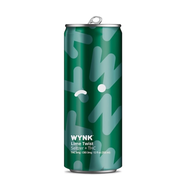 Wynk - Hemp Derived Lime Twist 12oz (3mg THC 3mg CBD) - Image 1 Wynk - Hemp Derived Lime Twist 12oz (3mg THC 3mg CBD) - Image 1