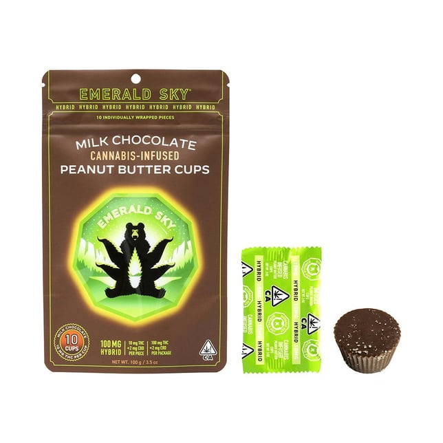 Peanut Butter Cups Milk Chocolate | 10pk/10mg - 100mg | Hybrid - Image 1