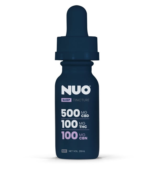 NUO | Tincture | Sleep 5:1:1 (500 mg CBD : 100 mg THC : 100 mg CBN)| 20 mL - Image 1