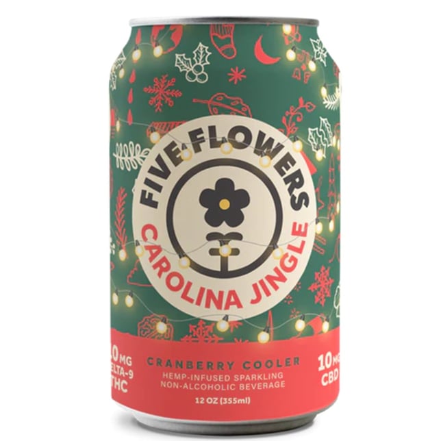 Five Flower - Hemp Derived - Carolina Jingle 10mg THC 10mg CBD - Image 1 Five Flower - Hemp Derived - Carolina Jingle 10mg THC 10mg CBD - Image 1