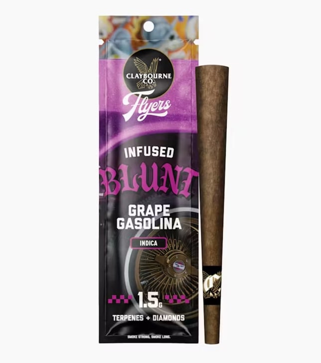 Grape Gasolina (1.5g) - Flyers Infused Blunt - Image 1