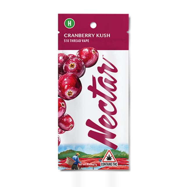 Nectar Cranberry Kush Cartridge - Image 1 Nectar Cranberry Kush Cartridge - Image 1